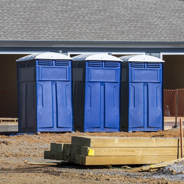 is there a specific order in which to place multiple portable restrooms in Farmersville Pennsylvania